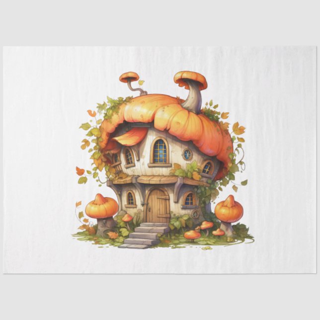 An Autumn Pumpkin Design Collection 21 Tissue Paper (Front)