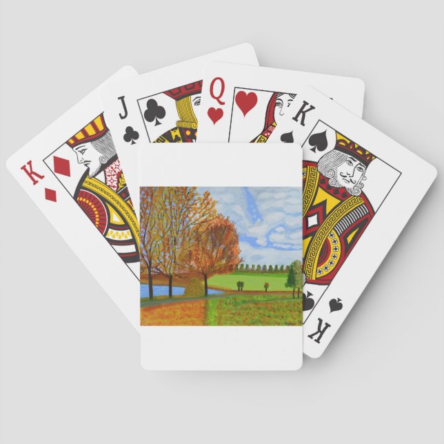 An Autumn Walk Playing Cards (Back)