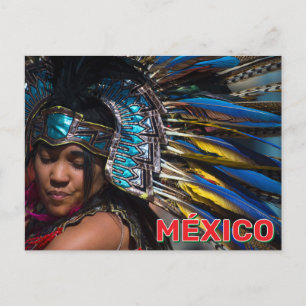 An Aztec Heritage Dancer Postcard