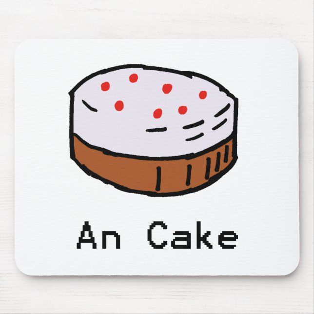 An Cake Mousemat Mouse Pad (Front)