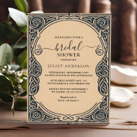 An Celtic Nordic Fun Medieval Scroll Bridal Shower
