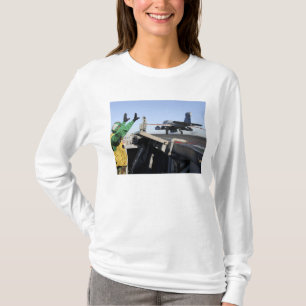 An EA-6B Prowler launches from the flight deck T-Shirt