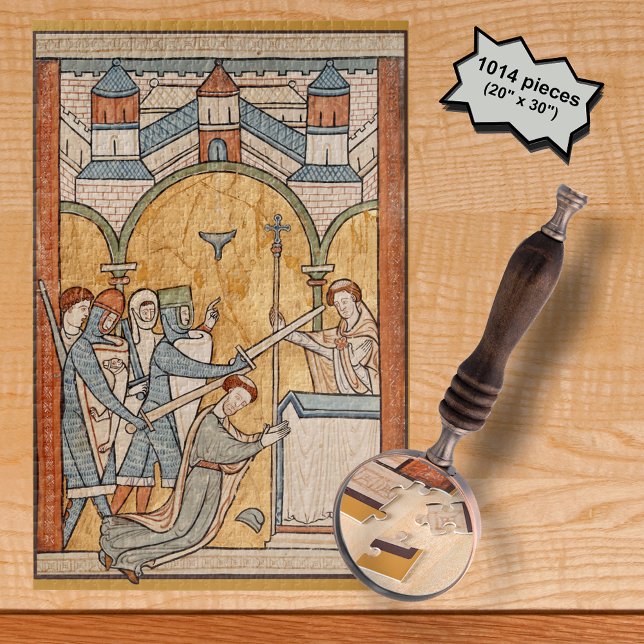 An Early Martyrdom of St. Thomas Becket in Art Jigsaw Puzzle (Creator Uploaded)