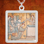 An Early Martyrdom of St. Thomas Becket in Art Silver Plated Necklace<br><div class="desc">NOTE WELL: Given the complexity of the design, the LARGE size works best. In Bures, Normandy, at his 1170 Christmas court, Henry II, King of England, had ranted: “What miserable drones and traitors have I nourished and brought up in my household who let their Lord be treated with such shameful...</div>