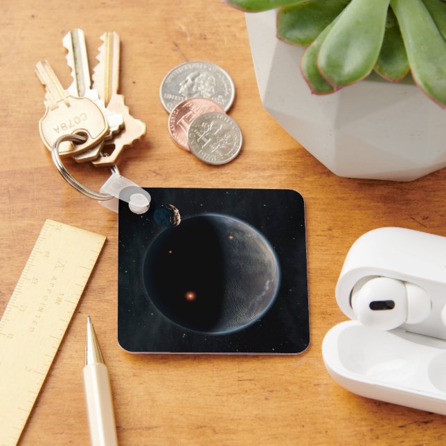 An Earth-Like Planet Rich In Carbon And Dry. Keychain (Desk)