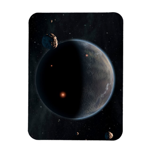 An Earth-Like Planet Rich In Carbon And Dry. Magnet (Vertical)