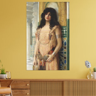An Eastern Beauty Canvas Print