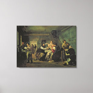An Eating House, 1859 Canvas Print