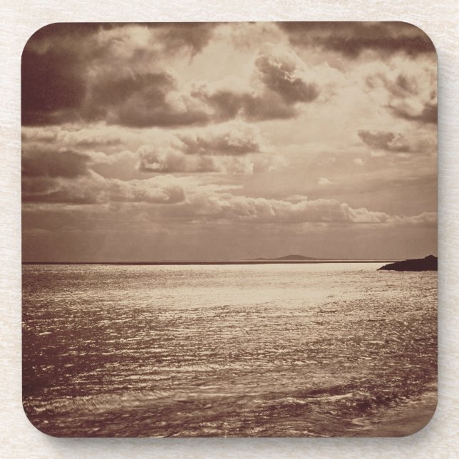 An Effect of the Sun, Normandy c.1857 (sepia photo Coaster (Front)