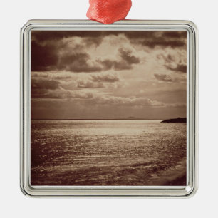 An Effect of the Sun, Normandy c.1857 (sepia photo Metal Ornament