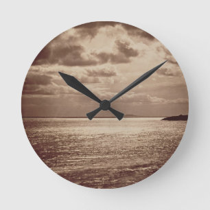 An Effect of the Sun, Normandy c.1857 (sepia photo Round Clock