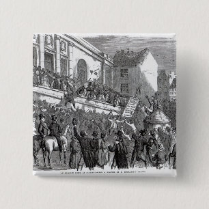 An Election Scene at Kilkenny 2 Inch Square Button