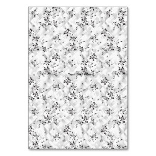 An elegant black and white design filled with styl table number