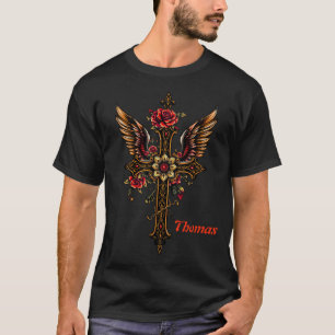 An elegant cross T-Shirt