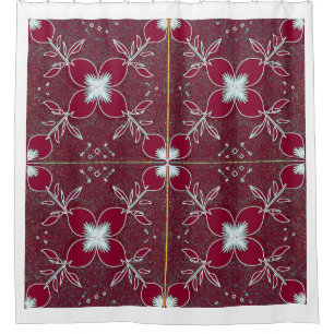 An elegant magenta color floral pattern 