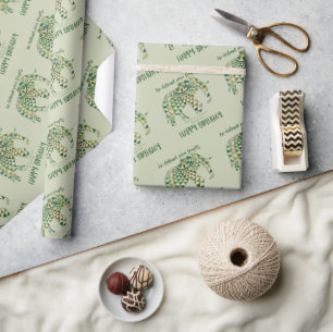 An Elephant Never Forgets - Birthday Card 1 Wrapping Paper