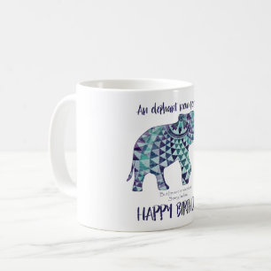 An Elephant Never Forgets - Birthday Card 3 Coffee Mug