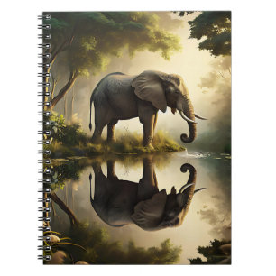 An Elephant's Reflection Notebook
