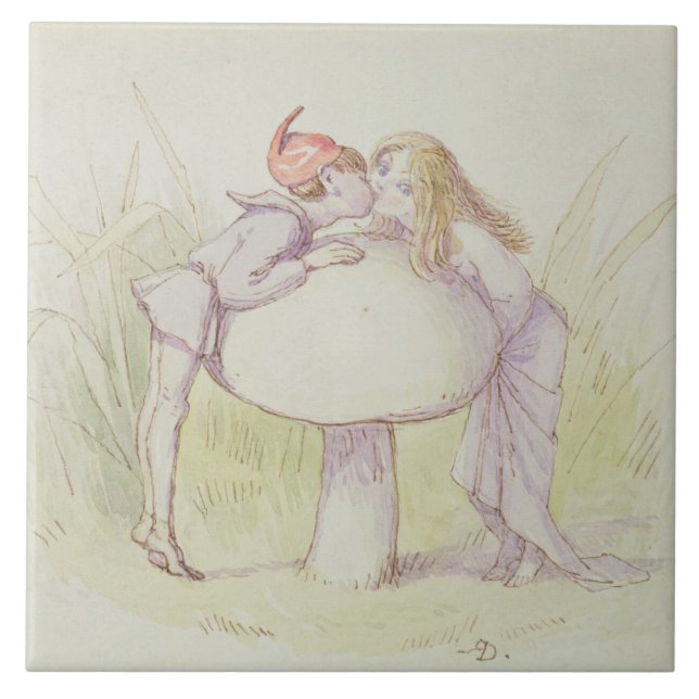 An Elf and a Fairy Tile (Front)