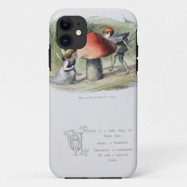 An Elf in Search of a Fairy, illustration from 'In Case-Mate iPhone Case (Back)