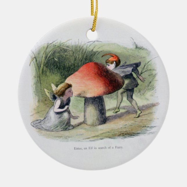 An Elf in Search of a Fairy, illustration from 'In Ceramic Ornament (Front)