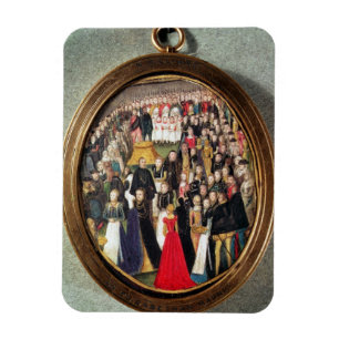 An Elizabethan Maundy Ceremony, c.1560 (w/c on vel Magnet