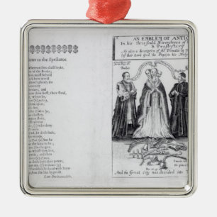 An Emblem of the Antichrist Metal Ornament