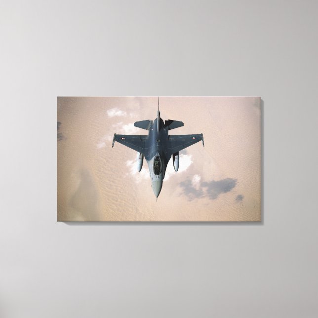 An Emirati F-16 Canvas Print (Front)