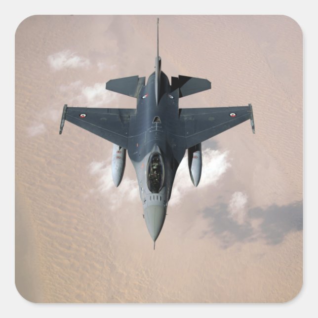 An Emirati F-16 Square Sticker (Front)