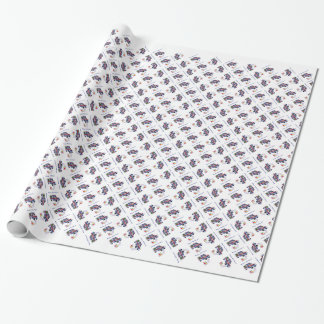 An EMS Christmas Gifts Wrapping Paper