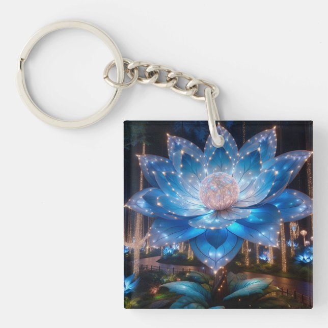 an enchanting flower keychain (Front)