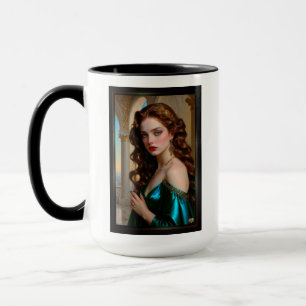 An Enchanting Portrait of The Emerald Empress Mug