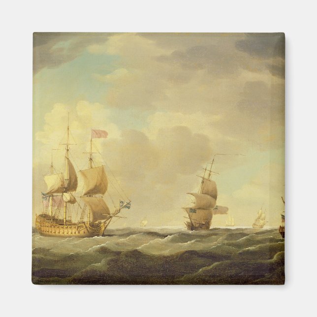 An English Flagship Under Easy Sail in a Moderate Magnet (Front)