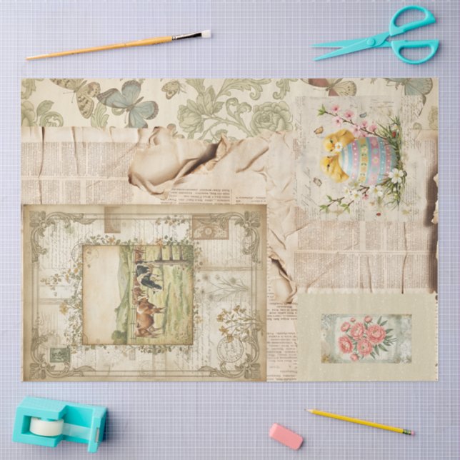 An Ephemera Easter Series Design #13 Tissue Paper (Craft)