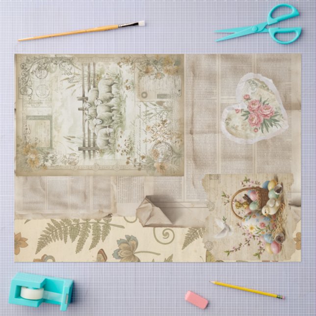 An Ephemera Easter Series Design #15 Tissue Paper (Craft)