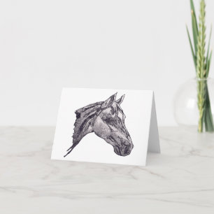 An equine beauty card