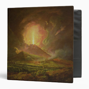 An Eruption of Vesuvius, seen from Portici Binder