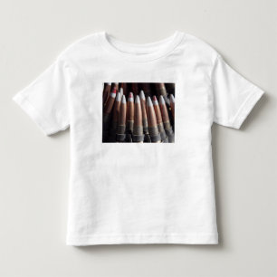 An even mix of four ball rounds to one tracer toddler t-shirt