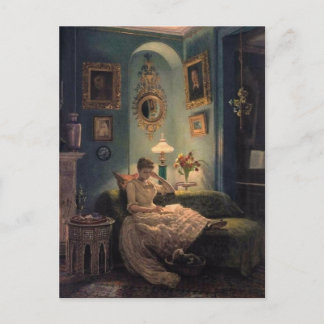 An Evening at Home Postcard