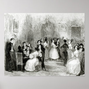 An Evening at the House of Charles Nodier 1831 Poster