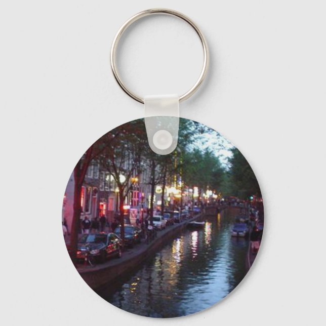 An evening in Amsterdam Keychain (Front)