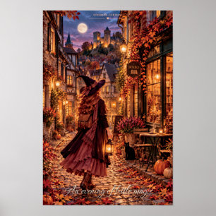 An Evening Of Little Magic Stolberg Germany Autumn Poster
