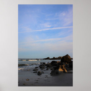 An Evening on The Hawk Beach Poster