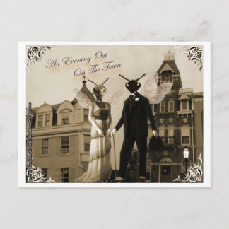 An Evening Out on The Town postcard