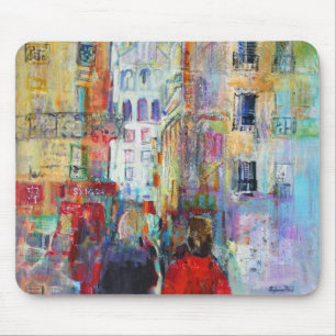 An Evening Walk to Sacre Coeur Mouse Pad