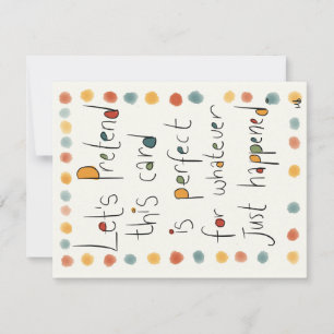 An EVERY occasion card. Thank You Card