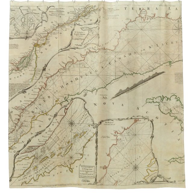 An Exact Chart of the River St Lawrence (Front)