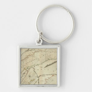 An Exact Chart of the River St Lawrence Keychain