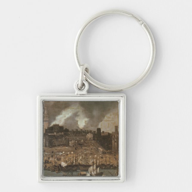 An Expedition Setting out from Seville for Keychain (Front)