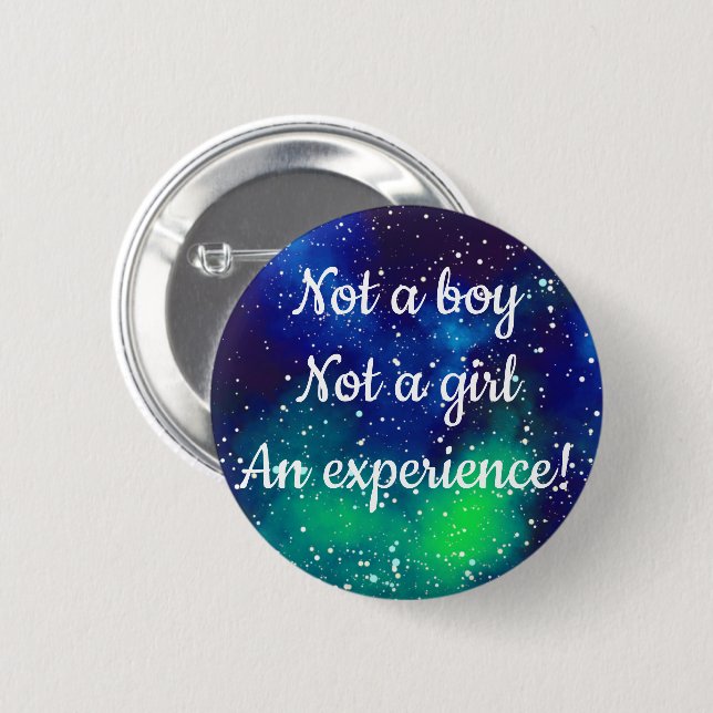 An Experience! Customizable Galaxy Identity 2 Inch Round Button (Front & Back)